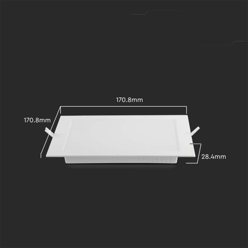 Светодиодный встроенный светильник LED/12W/230V 4000K