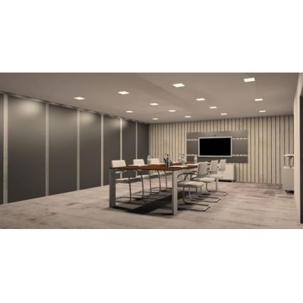 Светодиодный встроенный светильник LED/12W/230V