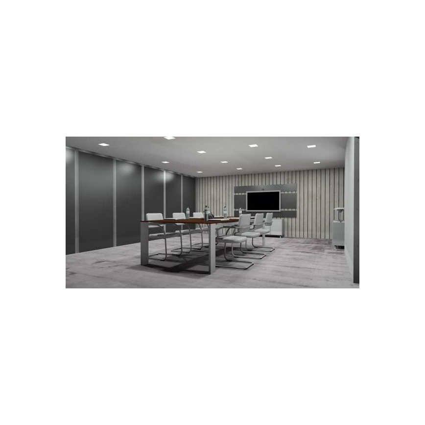 Светодиодный встроенный светильник LED/12W/230V
