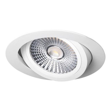 Светодиодный встроенный светильник LED/18W/230V 3000K диаметр 11,5 см белый