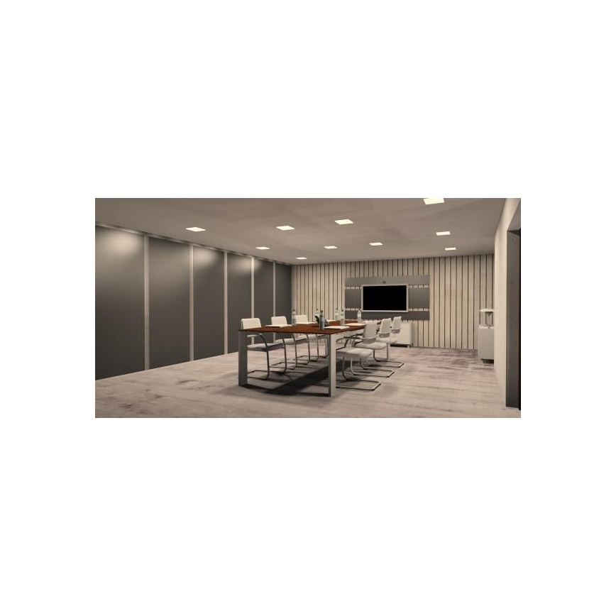 Светодиодный встроенный светильник LED/18W/230V