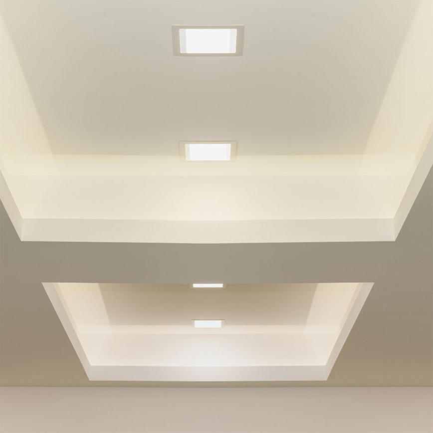 Светодиодный встроенный светильник LED/6W/230V 12x12 см 4000K белый