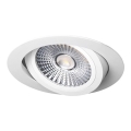Светодиодный встроенный светильник LED/6W/230V 3000K диаметр 8,5 см белый