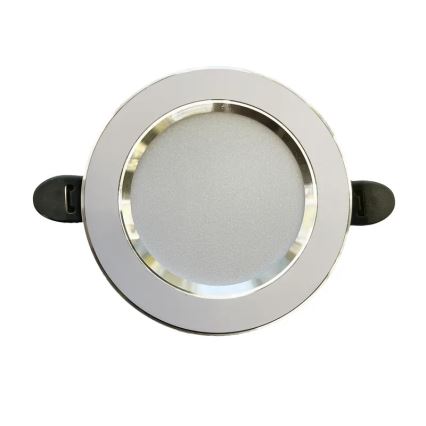 Светодиодный встроенный светильник LED/7,5W/230V 4000K белый/серебристый