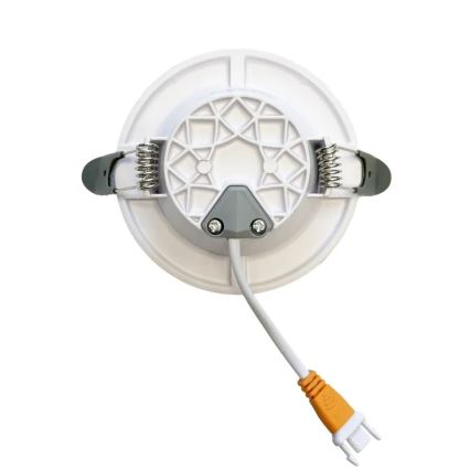 Светодиодный встроенный светильник LED/7,5W/230V 4000K белый/серебристый