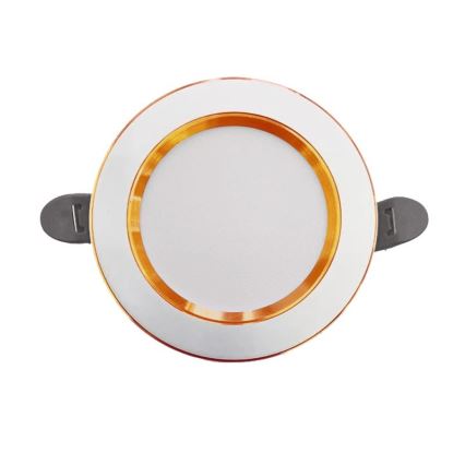 Светодиодный встроенный светильник LED/7,5W/230V 4000K белый/золотистый