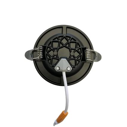 Светодиодный встроенный светильник LED/7,5W/230V 4000K черный/золотистый