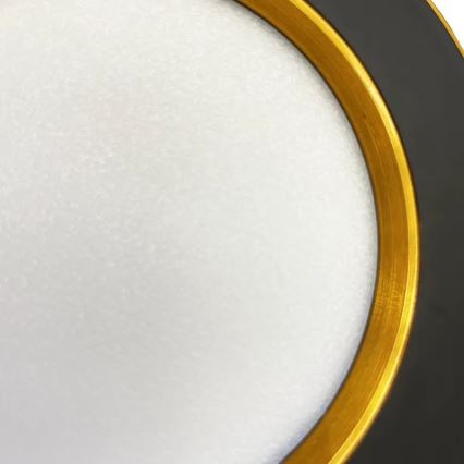 Светодиодный встроенный светильник LED/7,5W/230V 4000K черный/золотистый