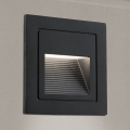 Светодиодный встроенный светильник LORO LED/2W/230V IP65 черный