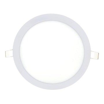 Светодиодный встроенный светильник QTEC LED/24W/230V 2700K диаметр 29,6 см