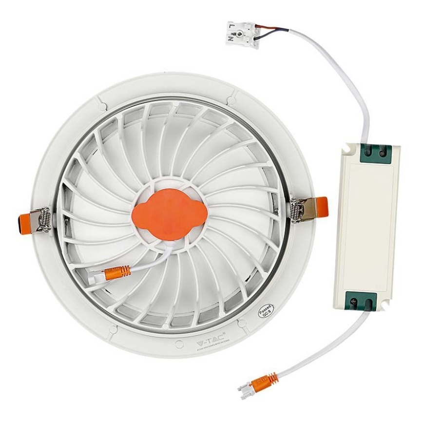 Светодиодный встроенный светильник SAMSUNG CHIP LED/30W/230V 6400K