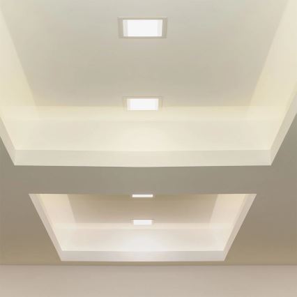 Светодиодный встроенный светильник SAMSUNG CHIP LED/6W/230V 6500K 12x12 см белый