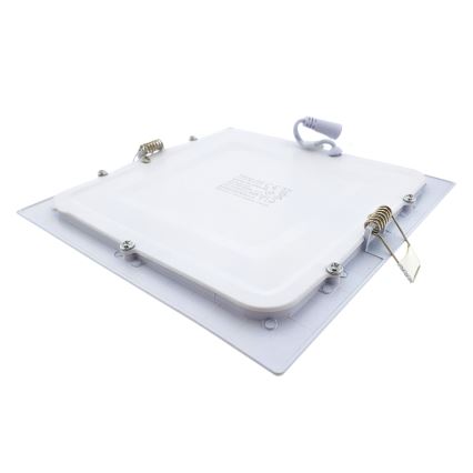 Светодиодный встроенный светильник SQUARE LED/15W/230V 4200K 18,8x18,8 см белый