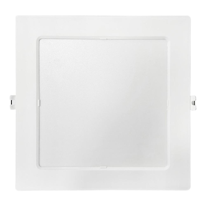 Светодиодный встроенный светильник SQUARE LED/18W/230V 4000K 22x22 см белый