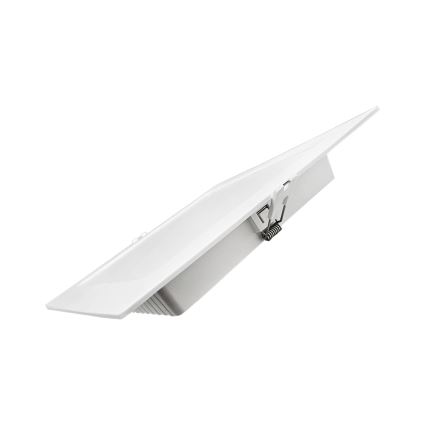 Светодиодный встроенный светильник SQUARE LED/18W/230V 4000K 22x22 см белый