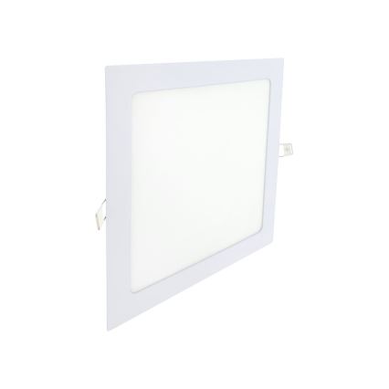 Светодиодный встроенный светильник SQUARE LED/18W/230V 4200K 22x22 см белый