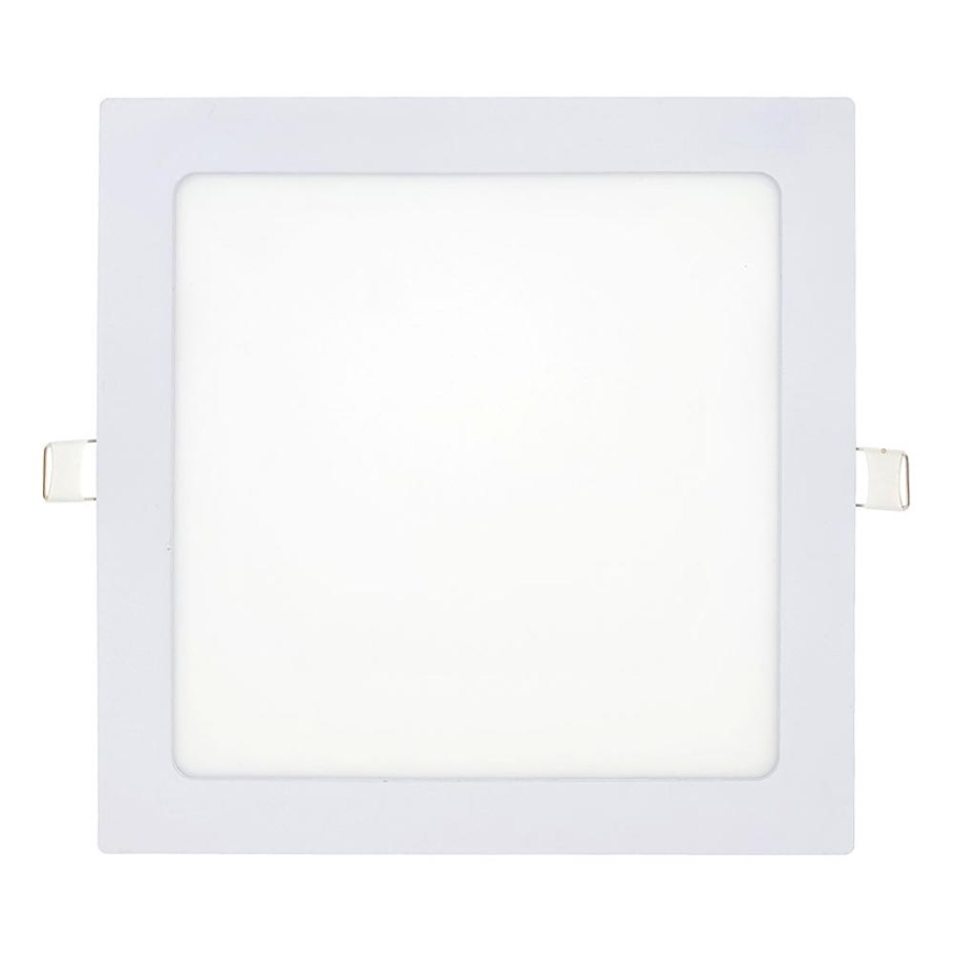 Светодиодный встроенный светильник SQUARE LED/18W/230V 6500K 22x22 см белый