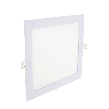 Светодиодный встроенный светильник SQUARE LED/18W/230V 6500K 22x22 см белый