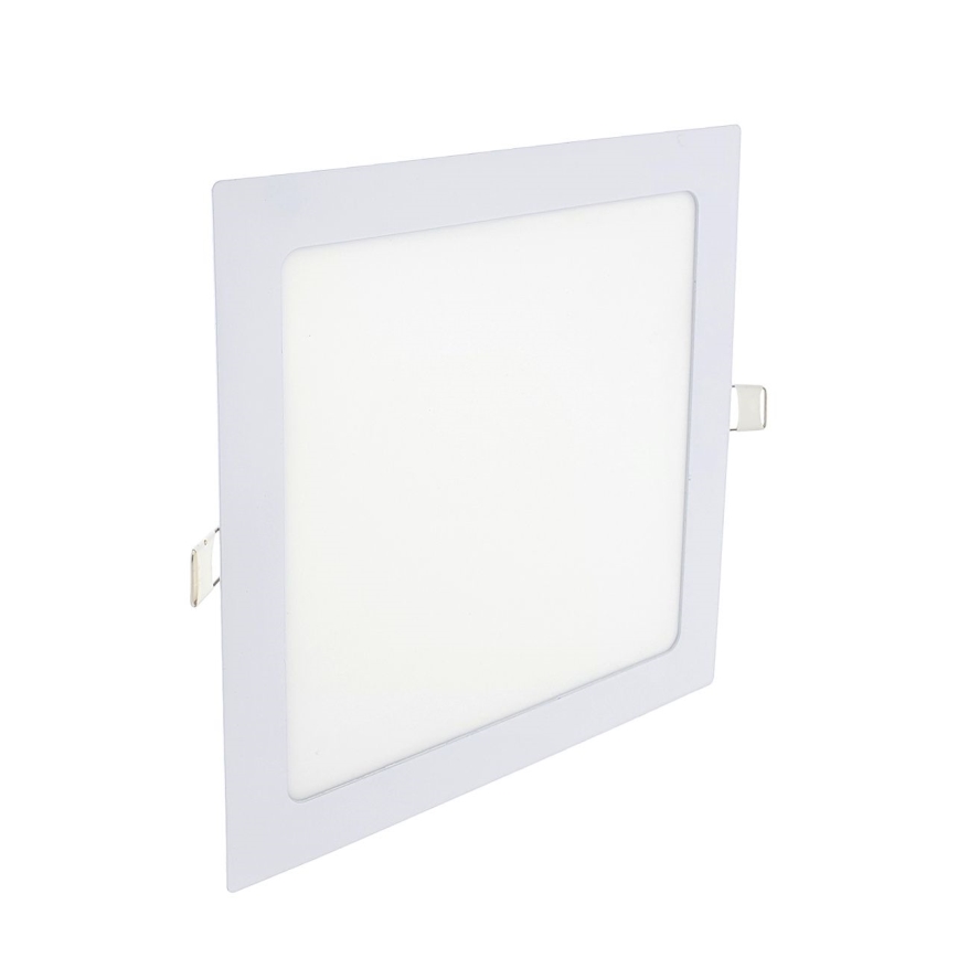 Светодиодный встроенный светильник SQUARE LED/18W/230V 6500K 22x22 см белый