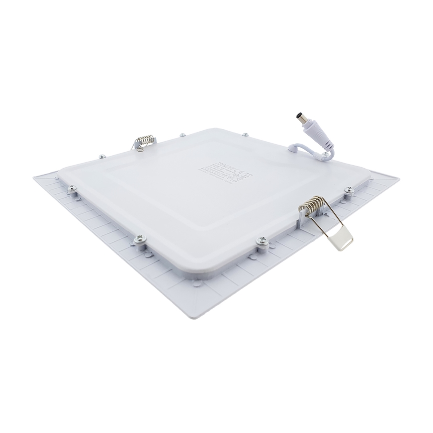 Светодиодный встроенный светильник SQUARE LED/18W/230V 6500K 22x22 см белый