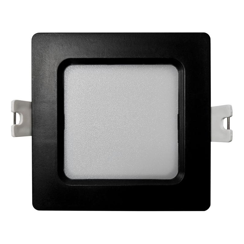 Светодиодный встроенный светильник SQUARE LED/3W/230V 4000K 9x9 см черный