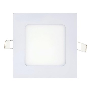 Светодиодный встроенный светильник SQUARE LED/6W/230V 4200K 11,8x11,8 см белый