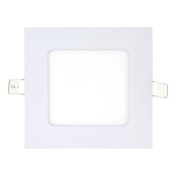 Светодиодный встроенный светильник SQUARE LED/6W/230V 6500K 11,8x11,8 см белый