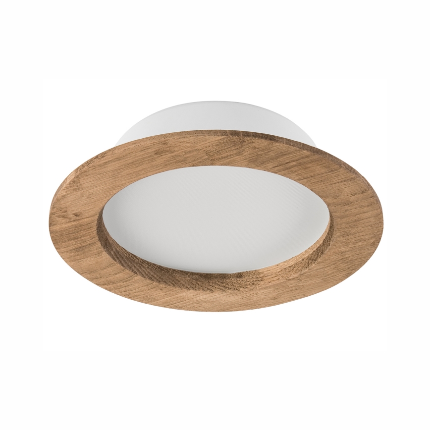Светодиодный встроенный светильник WOODY SPOT LED/12,5W/230V 3000K орех диаметр 16 см