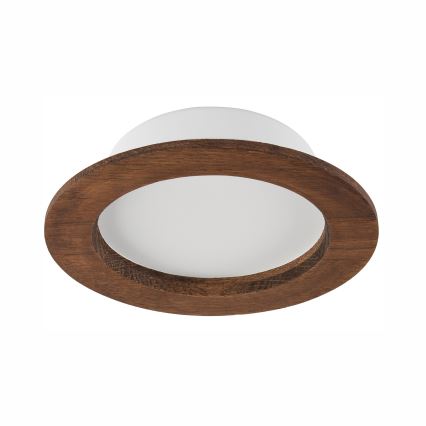 Светодиодный встроенный светильник WOODY SPOT LED/12,5W/230V 4000K вишня диаметр 16 см