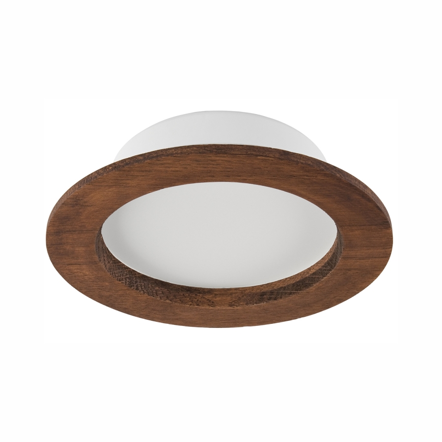Светодиодный встроенный светильник WOODY SPOT LED/12,5W/230V 4000K вишня диаметр 16 см