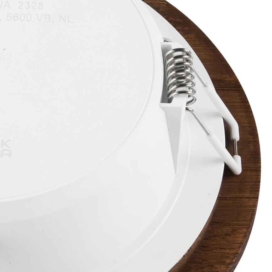 Светодиодный встроенный светильник WOODY SPOT LED/12,5W/230V 4000K вишня диаметр 16 см