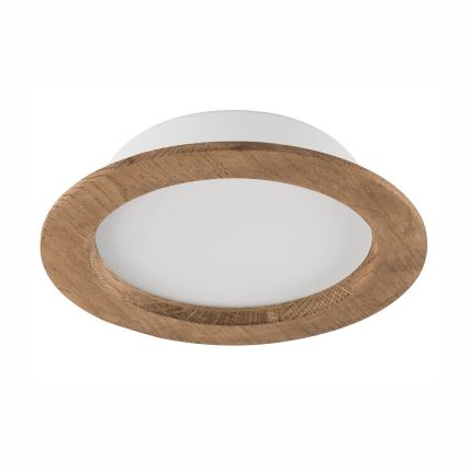 Светодиодный встроенный светильник WOODY SPOT LED/16,5W/230V 4000K орех диаметр 18,5 см