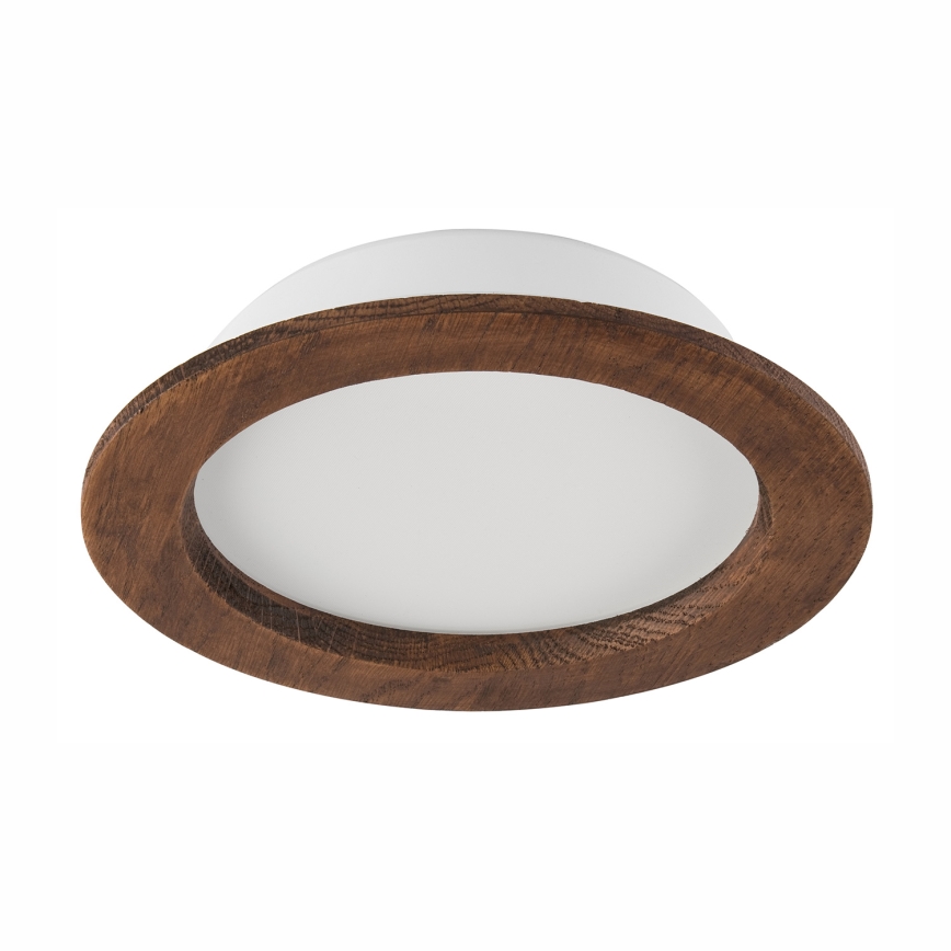 Светодиодный встроенный светильник WOODY SPOT LED/16,5W/230V 4000K вишня диаметр 18,5 см