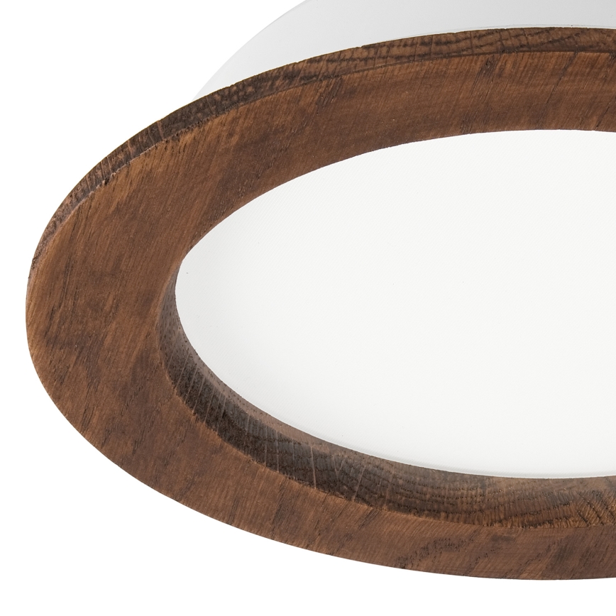 Светодиодный встроенный светильник WOODY SPOT LED/16,5W/230V 4000K вишня диаметр 18,5 см