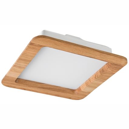 Светодиодный встроенный светильник WOODY SPOT LED/17W/230V 3000K дуб 18,5x18,5 см