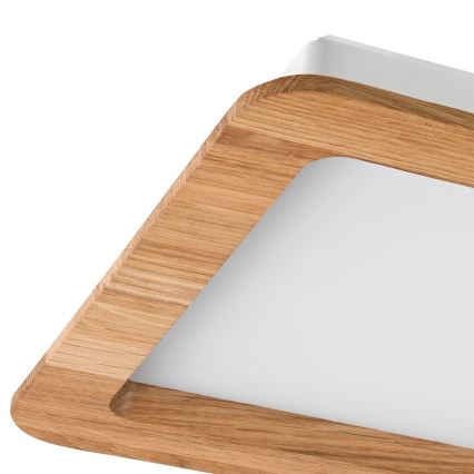 Светодиодный встроенный светильник WOODY SPOT LED/17W/230V 3000K дуб 18,5x18,5 см