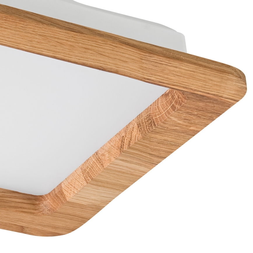 Светодиодный встроенный светильник WOODY SPOT LED/17W/230V 3000K дуб 18,5x18,5 см