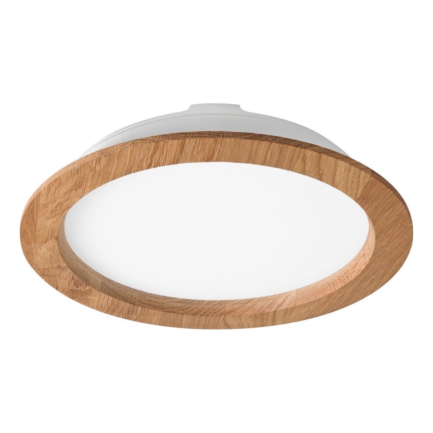 Светодиодный встроенный светильник WOODY SPOT LED/23,5W/230V 4000K дуб диаметр 23,5 см