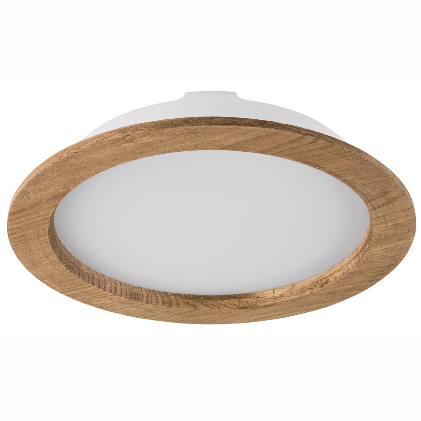 Светодиодный встроенный светильник WOODY SPOT LED/23,5W/230V 4000K орех диаметр 23,5 см