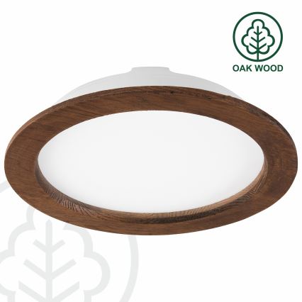 Светодиодный встроенный светильник WOODY SPOT LED/23,5W/230V 4000K вишня диаметр 23,5 см