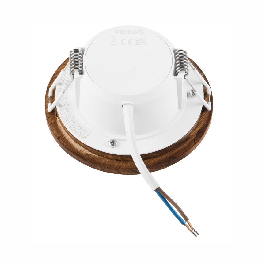 Светодиодный встроенный светильник WOODY SPOT LED/5,5W/230V 4000K вишня диаметр 10 см
