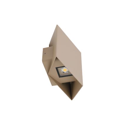 Svetodiodnyj наружный настенный светильник CUBE LED/10W/230V IP54 бежевый