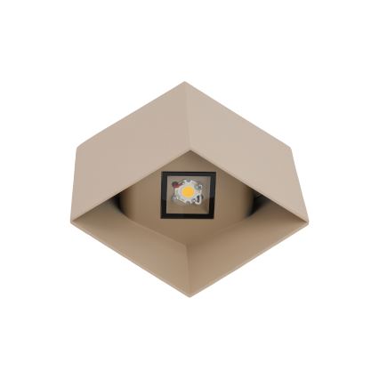 Svetodiodnyj наружный настенный светильник CUBE LED/10W/230V IP54 бежевый