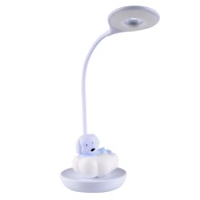 Светодиодная диммируемая детская настольная лампа DOG LED/2,5W/230V синяя