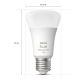 Светодиодная диммируемая лампа Philips Hue White And Color Ambiance A60 E27/9W/230V 2000-6500K