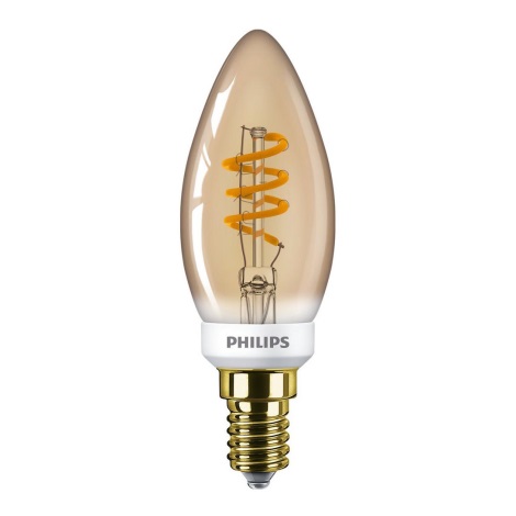 Светодиодная диммируемая лампочка Philips VINTAGE E14/3,5W/230V 2000K