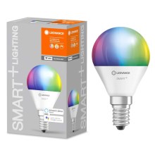Светодиодная диммируемая лампочка RGBW SMART+ E14/5W/230V 2700K-6500K - Ledvance