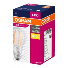 Светодиодная лампа VALUE A60 E27/8W/230V 2700K - Osram