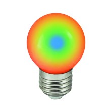 Светодиодная лампочка E27/1W/230V RGB
