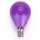 Светодиодная лампочка G45 E14/4W/230V фиолетовая - Aigostar